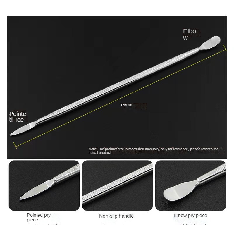 3 kpl kaksoispäät metalliset spudger setti sorkkarauta uteliaita aukko korjaustyökalusarja iphone ipad matkapuhelin tabletti kannettava tietokone