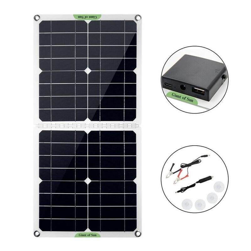 100W Solar Panel Solar Battery 18V/12V/9V/6V Solar Controller Battery Controller Regulator Solar Car Charger Panel Flow Cha W1Z3