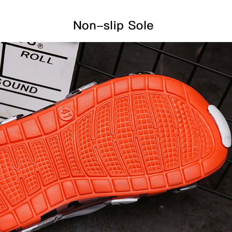 Lizeruee strand hurtigtørre hjemmesko sommer mænd træsko sveller sportssandaler til mænd udendørs platform sko gummi zapatos mujer