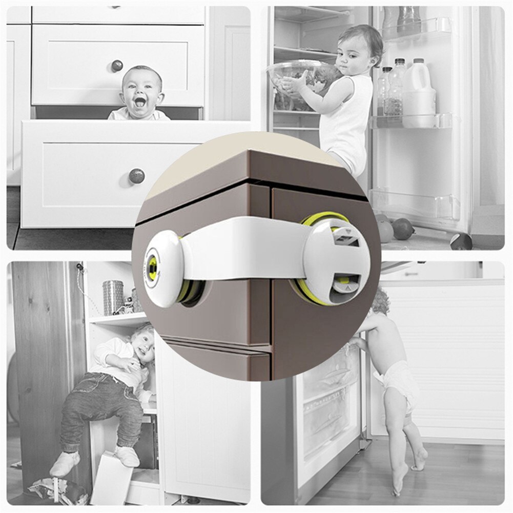 1Pcs Baby Veiligheid Lock Kinderen Kast Lade Deur Koelkast Blokkers Plastic Lock Voor Kids Veiligheid Bescherming Cover