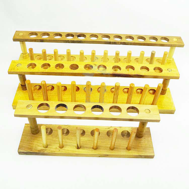wooden test tube rack 6,8,10,12 holes test tube stand free shiping Aperture 21mm