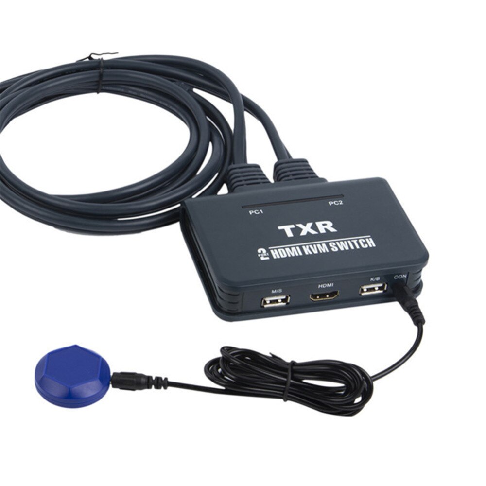 HD KVM switch 2-port HDMI switch multi-computer US... – Vicedeal