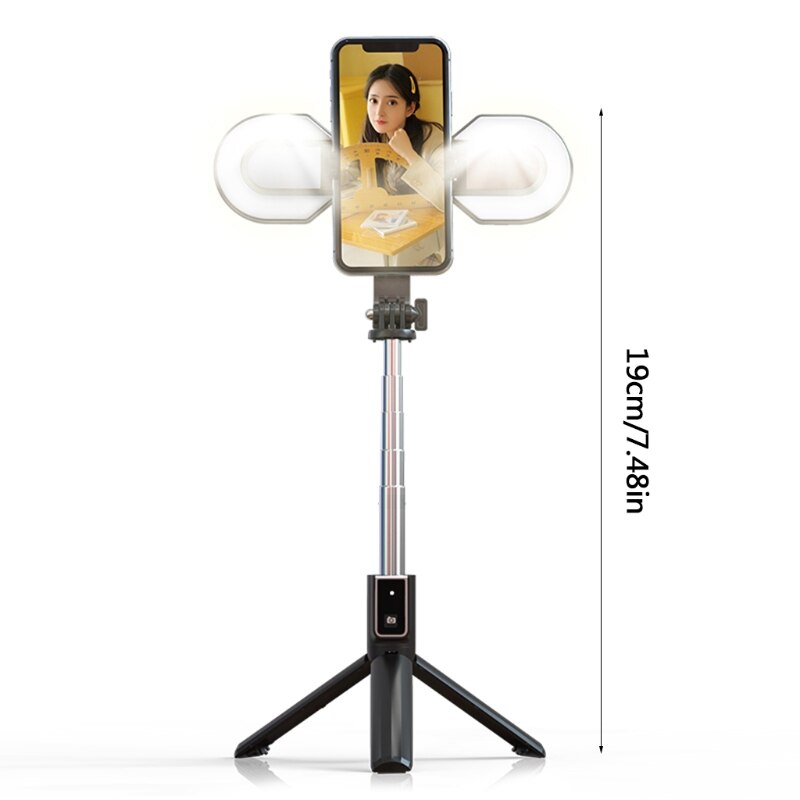 Mini Tabletop Tripod,Desktop Stand Compact Tripod Selfie Stick Handheld Gimbal Stabilizer, Camera Monopod