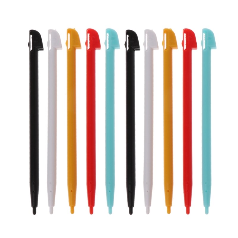 10Pcs Stijlvolle Color Touch Stylus Pen Voor Nintendo Wii U Wiiu Gamepad Console