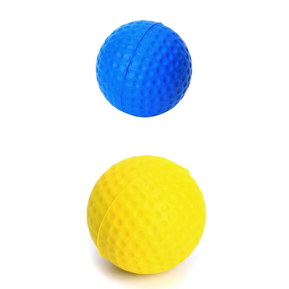 PU Golf Ball Golf Training Soft Foam Balls Practice Ball - Yellow and blue