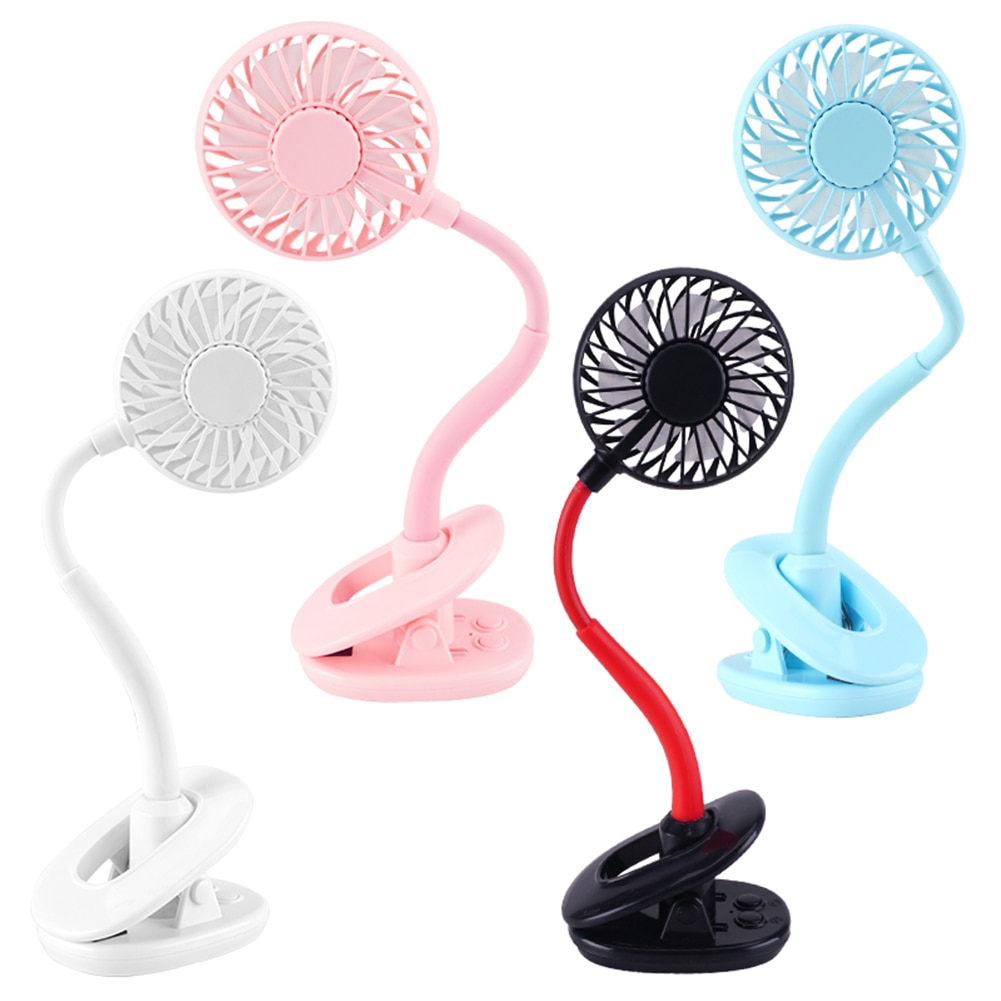 Mini Aromatherapie Clip Fan Usb Oplaadbare Draagbare Elektrische Kleine Ventilator Zomer Outdoor Reizen Opknoping Buigbare Cooling Fans