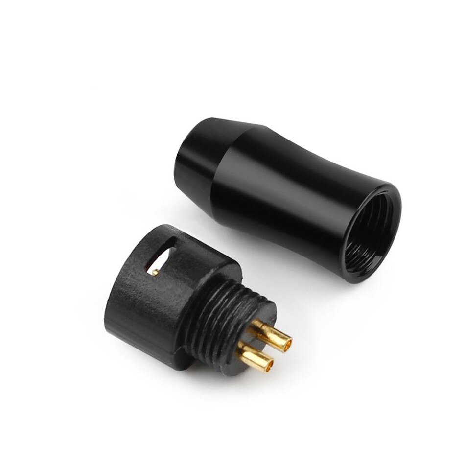 Wire Connector Earphone 2Pin Socket Audio Jack For IE8 IE8I IE80 DIY HiFi Headset Aluminum Alloy Metal Adapter Gold Plated