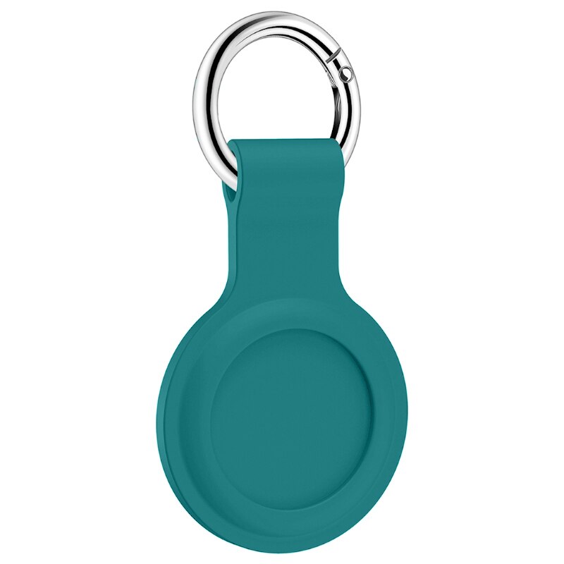 Pakket van 4 hoesjes voor Samsung Galaxy Smarttag 2, siliconen Smart Tag 2 anti-kras Locator Tracker hoesje schokbestendig beschermhoesje met sleutelhanger voor Samsung Galaxy Smarttag 2