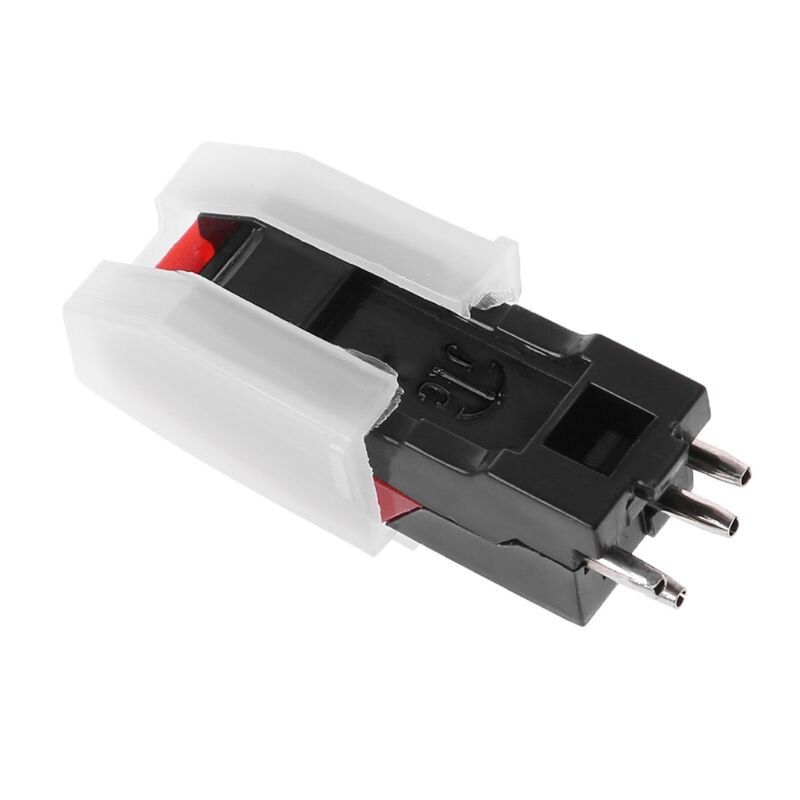 Cartucho magnético para grabar gramófono, Stylus con Kit de aguja de vinilo LP, Universal, 4 Uds.