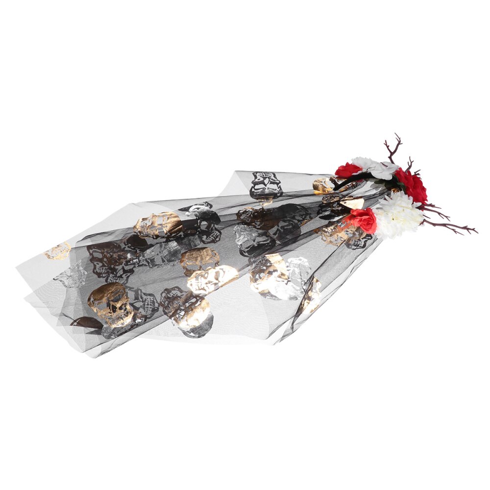 Gałęzie drzewa poroża w kształcie kwiatowy welon nakrycia głowy kostium na Halloween stroik