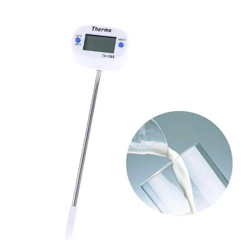 Therye.com-288 -50 ℃ ~ 300 ℃ pour aliments, sonde en acier inoxydable, gril liquide à affichage numérique électronique