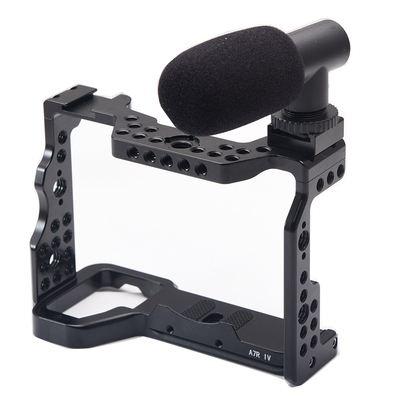 Cold Shoe Mount Adapter for DSLR Camera Rig Attach to Side Cage and L Bracket Plate Handle monitor light MIC with 1/4" Screws