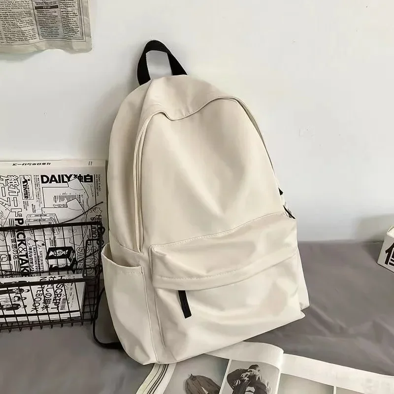 Schwarz Grau Weiß verrotten Vielseitiger Rucksack Hochwertige wasserdichte Reisetasche mit großer Kapazität Waschbare Nylon-Computertasche unisex: Beige