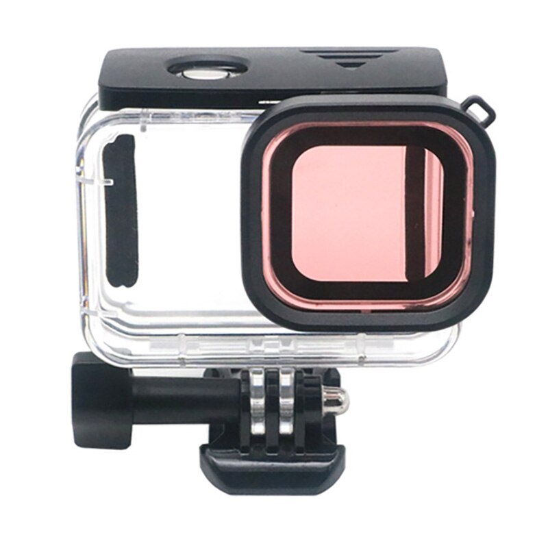 3Pcs Waterproof Case Lens Filters for GoPro Hero 9 Black Diving Housing Cover