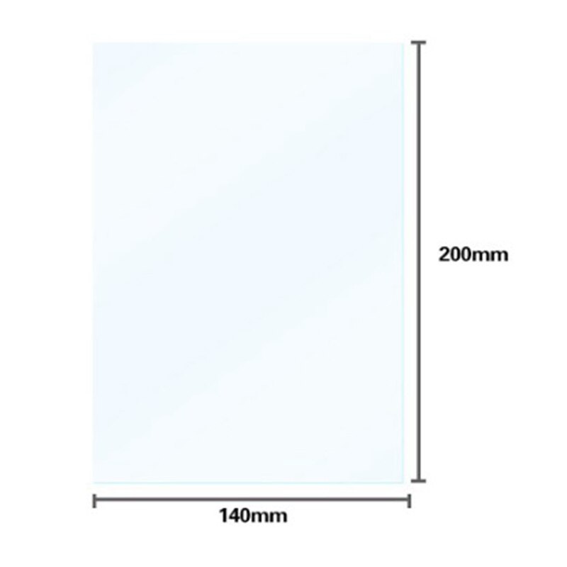 10pz 140X200Mm SLA/LCD Pellicola FEP 0.15-0.2 Millimetri di Spessore per fotone Resina DLP 3D Stampante