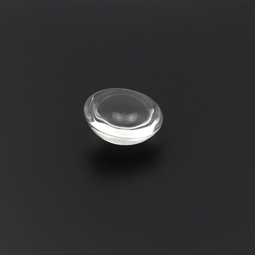2PCS 6 8 10 12 14 15 16 18 20 25 30MM optische linsen Transparente oberfläche LED Taschenlampe photics Glas Beleuchtung Plano-konvexe Linse