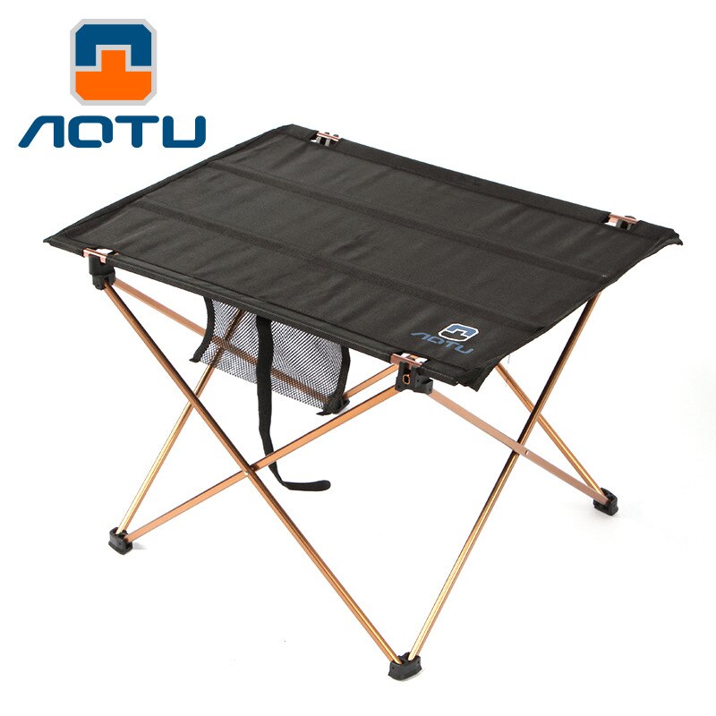 Konkavt og konveks klapbord af aluminiumslegering udendørs picnic grillbord bærbart sofabord: Default Title