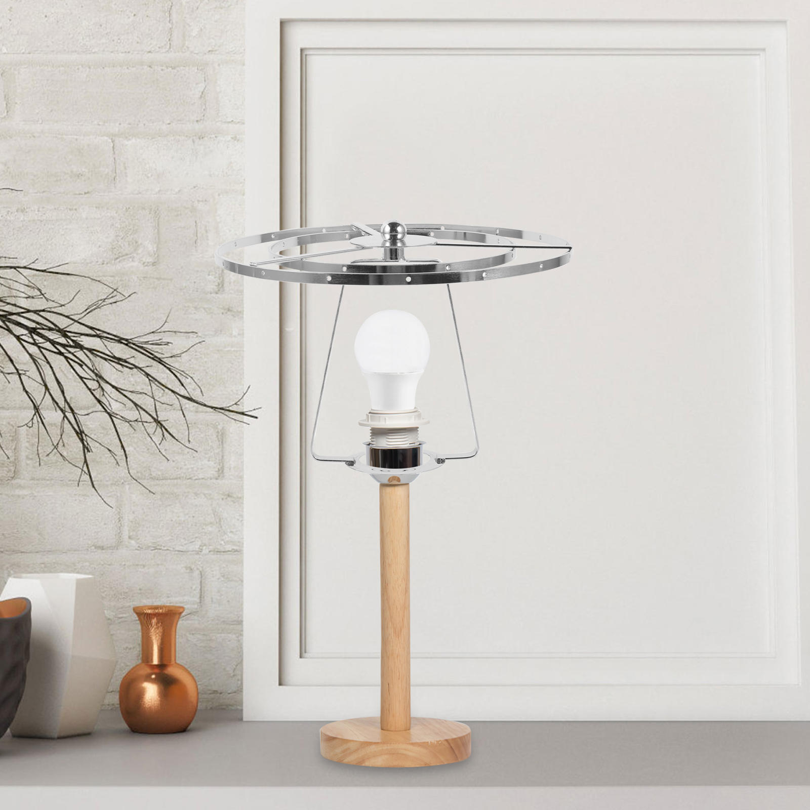 Schaduwbeugel Handige lampenkaphouder Onderdelen Vintage Stevig voor tafel Smeedijzeren harpreparatie