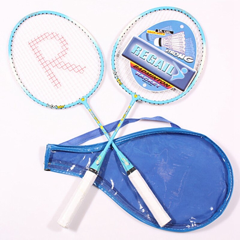 Badmintonracket barn sport träning racket utomhus sport spela badminton set barn casual aluminium racket