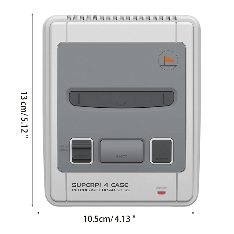 Retroflag Superpi 4 Case, super Pi 4 J Behuizing Shell Met Functionele Power &amp; Veilig Reset Knop Voor Raspberry Pi 3B Plus(3B +)/Pi 4