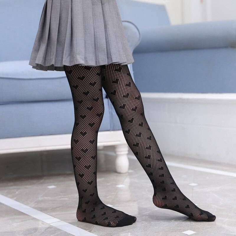 2022 Ins New Summer Girls Leggings collant per ragazze primavera estate abbigliamento: Black / M(5-8 years)