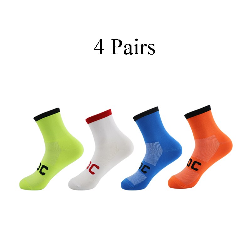 4 Pairs High Elastic Wear Resistant Socks Camping Rock Climbing Socks: p