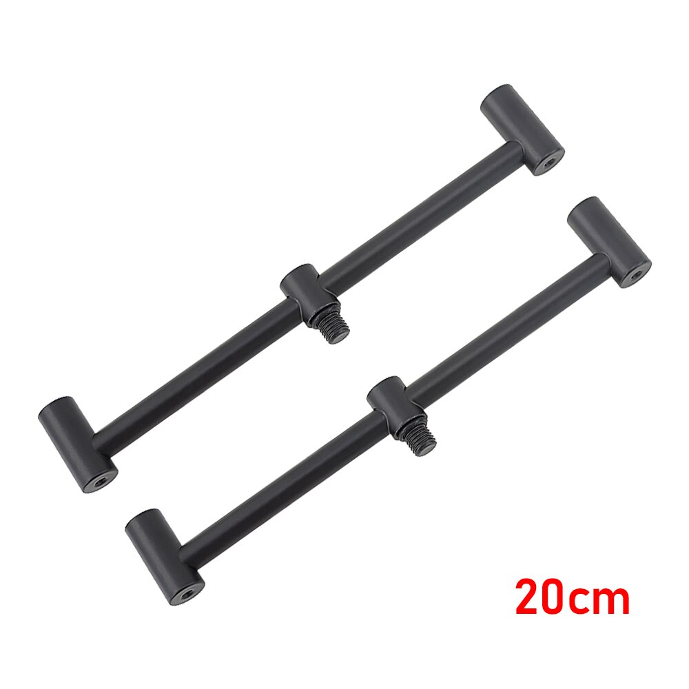2 st aluminium karp fiske bank pinnar karp fiske spö pod teleskopisk diameter 12mm: 20cm
