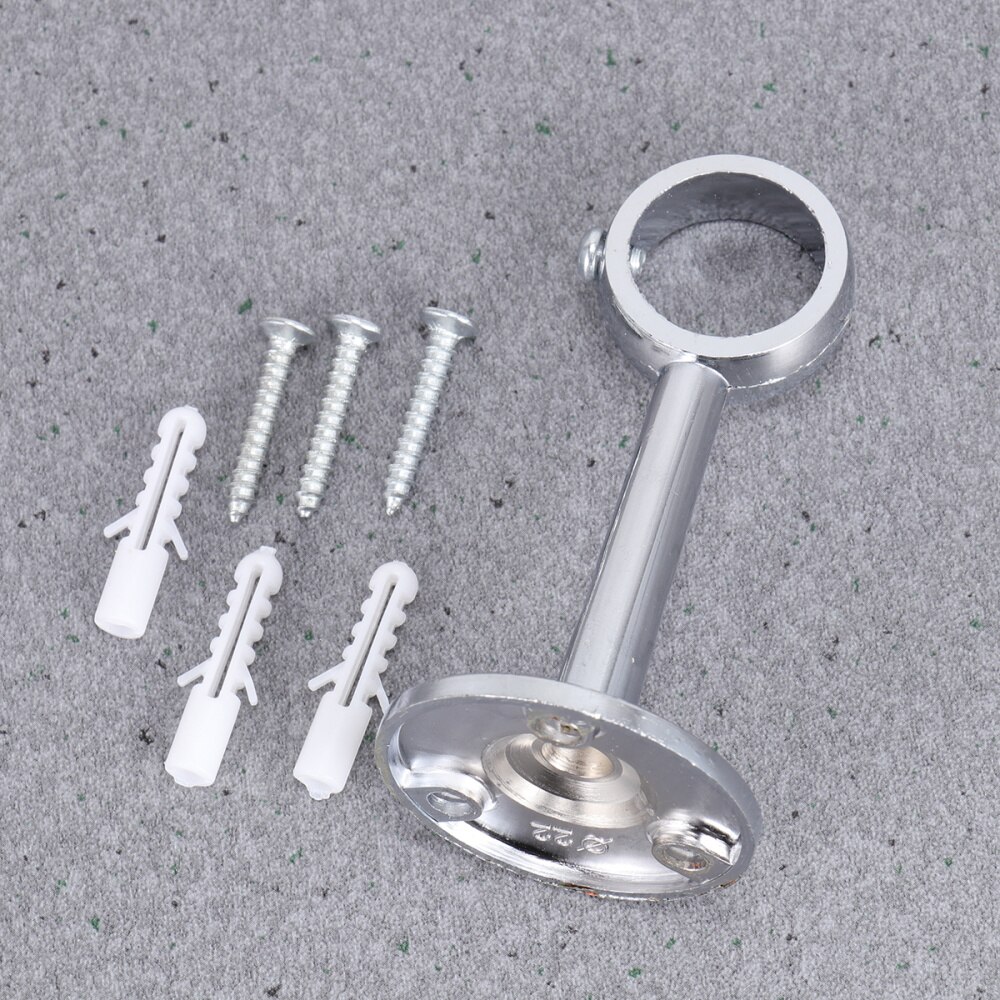 1pc Hanging Rod Wardrobe Rail Holder Wardrobe Tube Support Nracket Clothes Hanging Rod Holder - 19MM