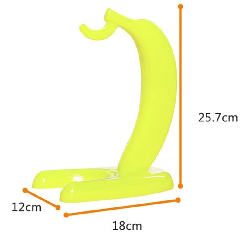 Direct Yellow Banana Shape Showing Banana Hanger Fruit Maintenance Fresh Storage for Living Room Bananas Hook Stand