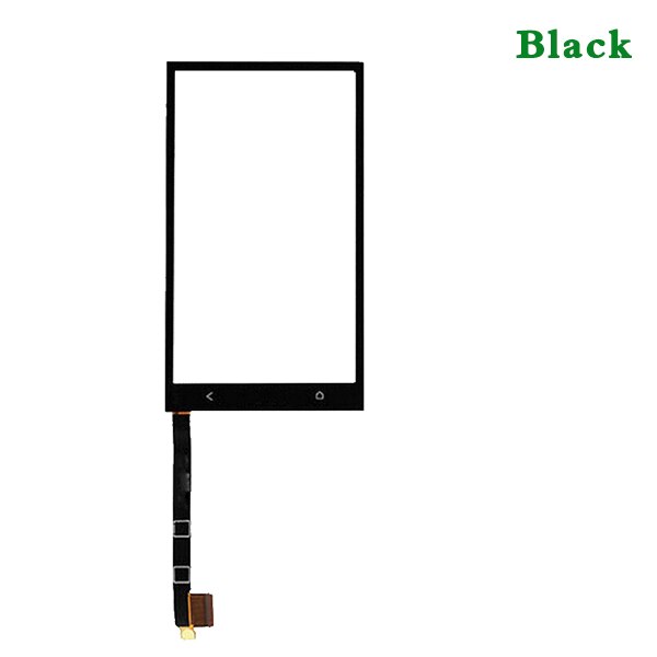 Reemplazo de 4,7 "para HTC One M7 Sensor de Digitalizador de pantalla táctil Panel de lente de vidrio exterior: black No Tool