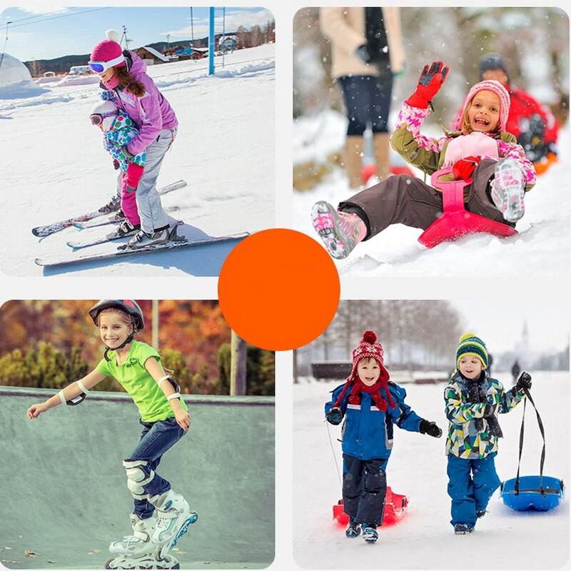 2 pary dzieci zima długa, ciepła skarpetki chłopcy dziewczęta nadruk moro skarpetki termiczne na narty jazda na rolkach snowboard sporty zimowe skarpetki