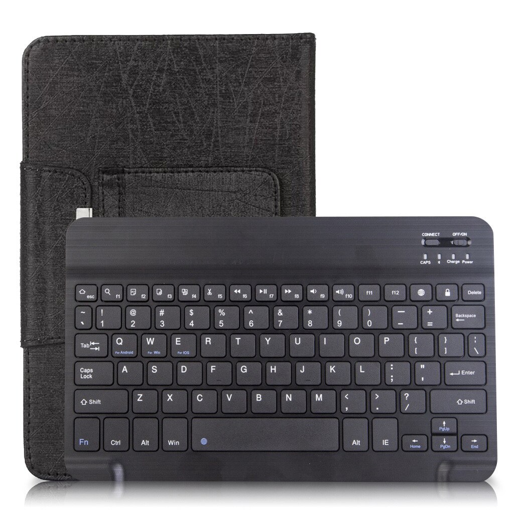 Pc Gaming Office Entertainment Laptop Accessories For 10 inch universal Detachable Bluetooth Keyboard Case Cover Stand: BK