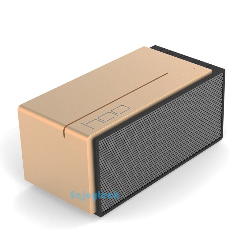 Metal Mini Wireless Bluetooth Speaker Subwoofer for iPhone Samsung Huawei Xiaomi Android Smartphones: Gold