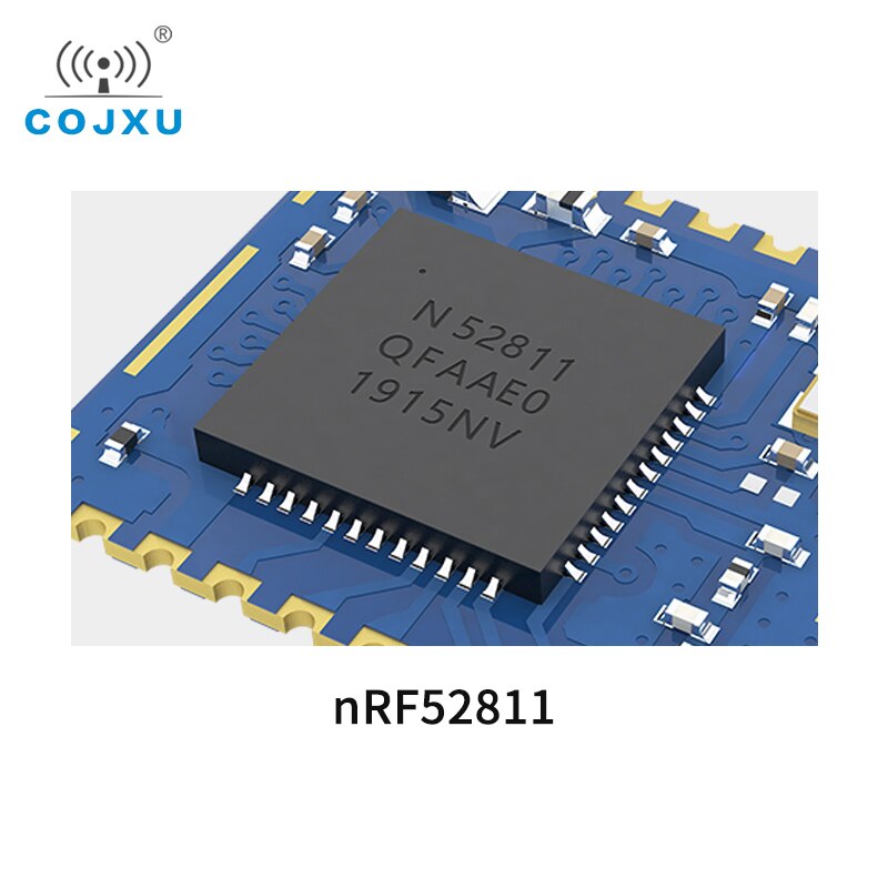 E104-BT5011A nRF52811 2400-2483.5MHz 4dBm 70m zakres 3.3V BLE5.0 antena ceramiczna UART moduł BLE