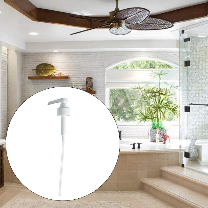 Kitchen Liquid Dispenser Syrup Pump Head Manual Press Head Replacement Great for Coffee, Shakes, and Cocktails