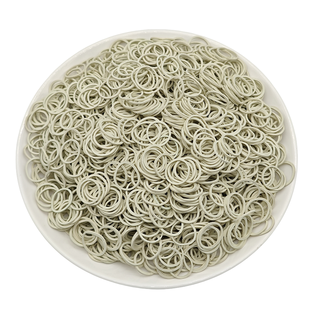 1000 stuks/partij elastische rubberen band voor kleine hond hoge elasticiteit hond haaraccessoires kleurrijke huisdier haarband diameter 0,59 inch: Black