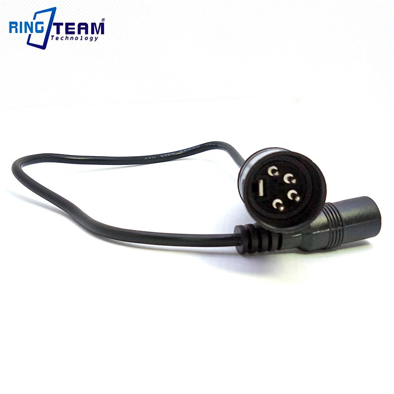 100CM Female DC 5.5*2.5 mm to 4 Pin XLR Male Connector Power Cables for Video Camera Camcorder