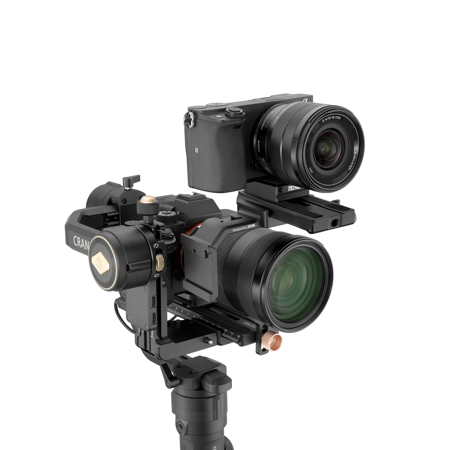 ZHIYUN Official EX1B06 Crane 2S Transmount Double Camera Expansion Accessories for Crane 2S Gimbal Handheld Stabilizer