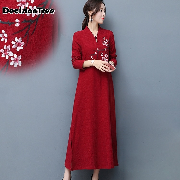 vestido chino moderno vestido tradicional chino qipao encaje sirena cheongsam vestido túnica China oriental cheongsam vestido