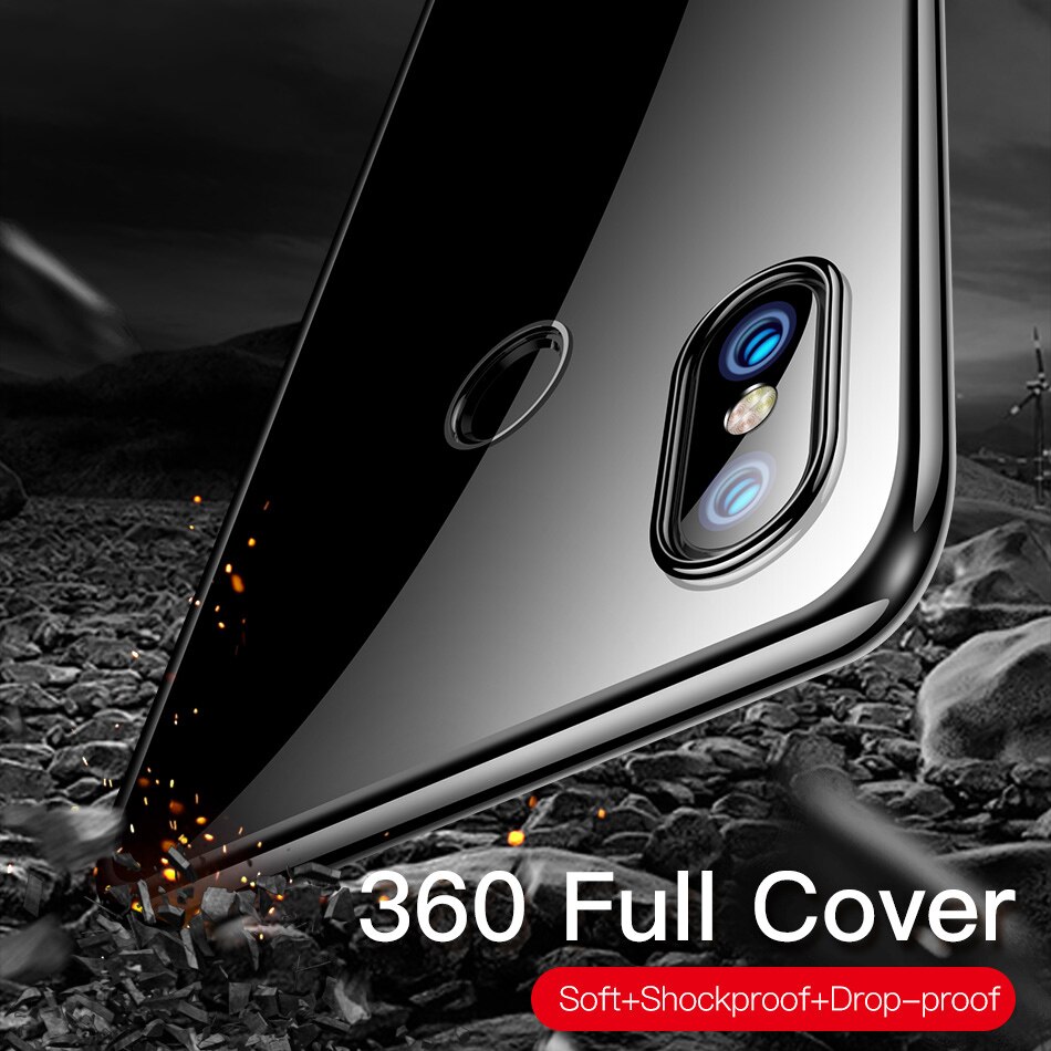 Schokbestendig Siliconen Telefoon Gevallen Voor Xiaomi Mi 8/Mi8 Se Lite 360 Transparante Zachte Tpu Cover Mi 8 explorer Edition Mi8SE Capa