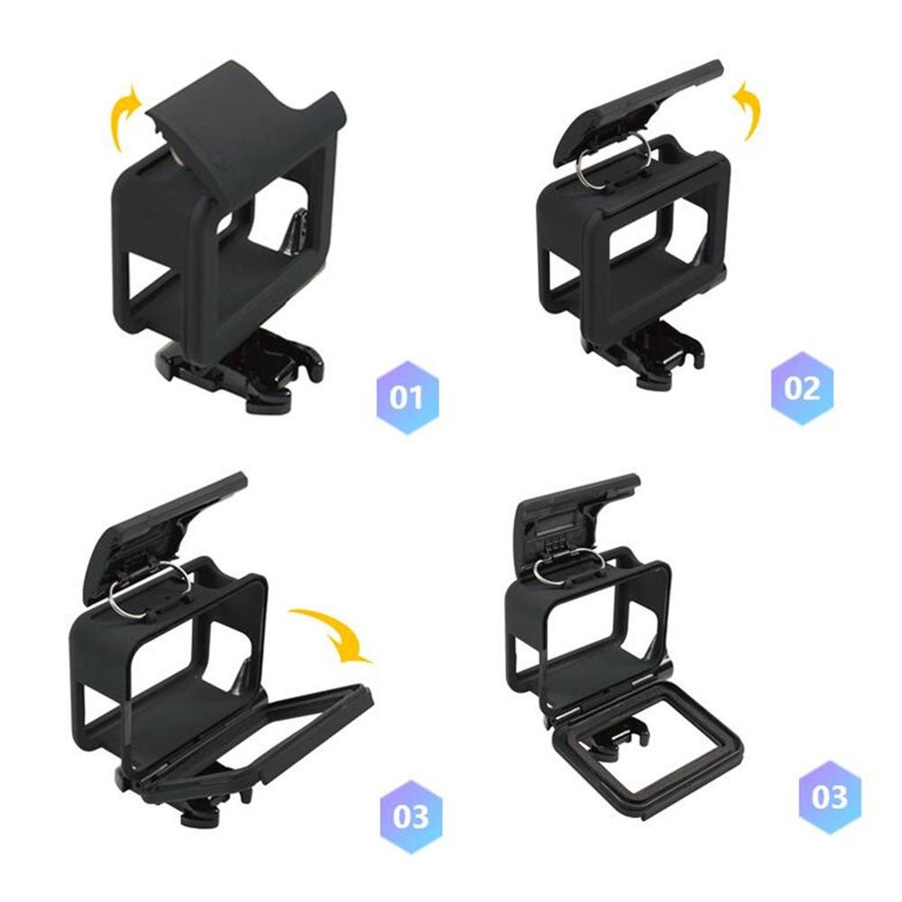 Cadre de protection étui pour GoPro Hero 6 5 7 noir Action caméra bordure couvercle boîtier monture pour Go pro Hero accessoire