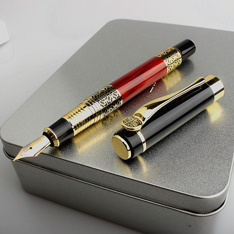 Classic 520 Luxury Metal Fountain Pen Writing Signature Ink Pens
