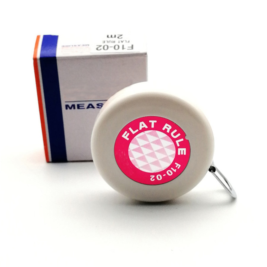 Circular Ruler 2 Meter Diameter Measuring Tape Mini Diameter Ruler F10-02DM Random Color Portable Measuring Tools