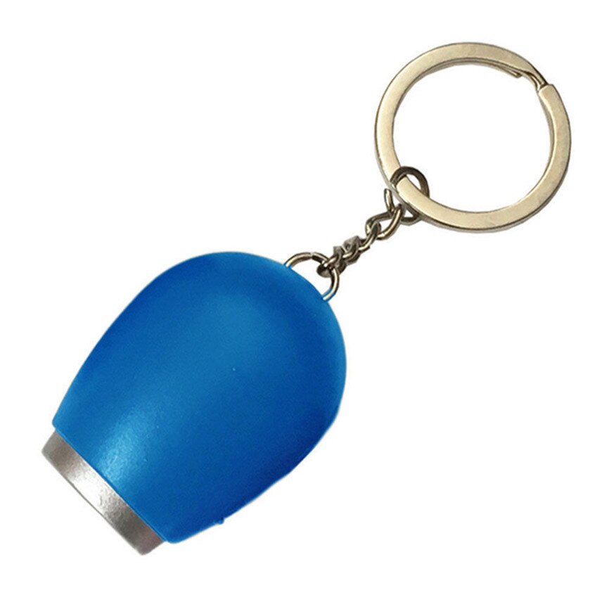 Horloge numérique à projection de l'heure, mini veilleuse led, projecteur, lampe de poche, porte-clés, petite horloge portable, 2.5*3*4cm octobre #3: Bleu