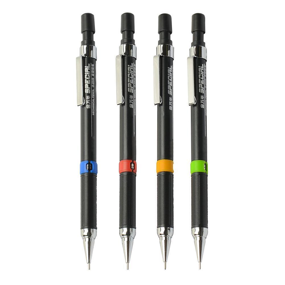 1 Pieces Fine Automatic Pen 0.5/0.7mm Student Mechanical Sketch Automatic School Kids Stationery Supplies Pencil Style Draw F4L1