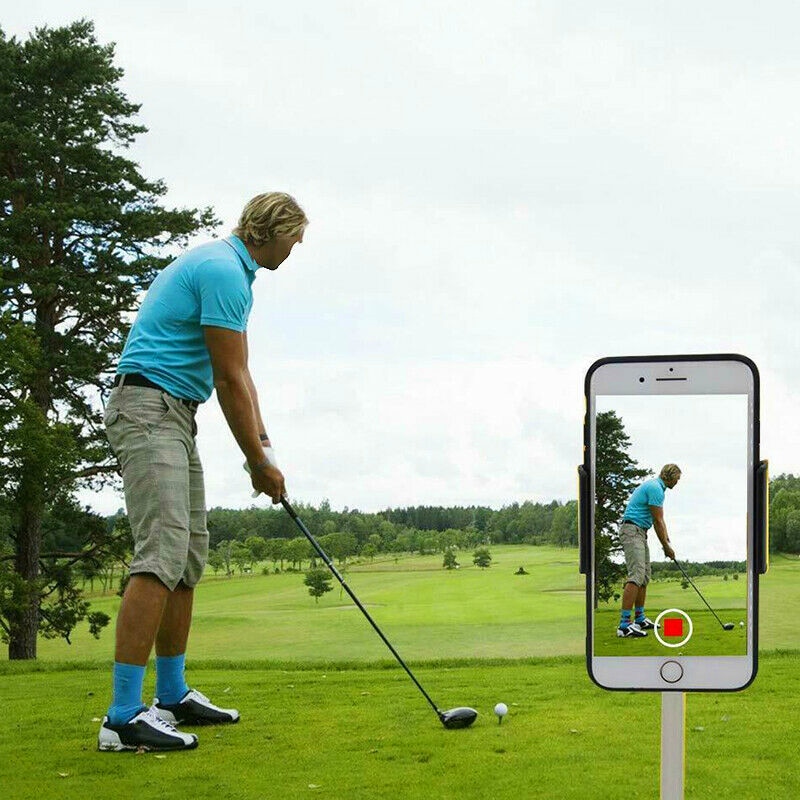 Golf Swing Training Recording Videotaping Aids Cellphone Fixing Holder Clip Recording Swing Selfie Clip Cell Phone Mount Holder