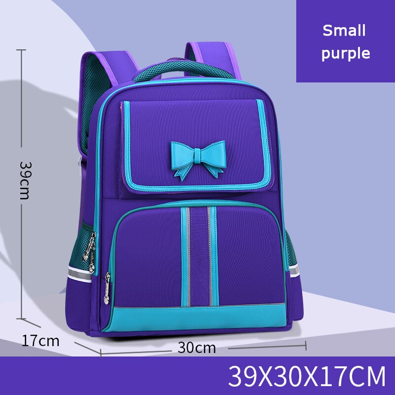 Waterproof children school bags For Girls kids backpacks Children Schoolbags primary School Backpacks kids Mochila Infantil: small purple
