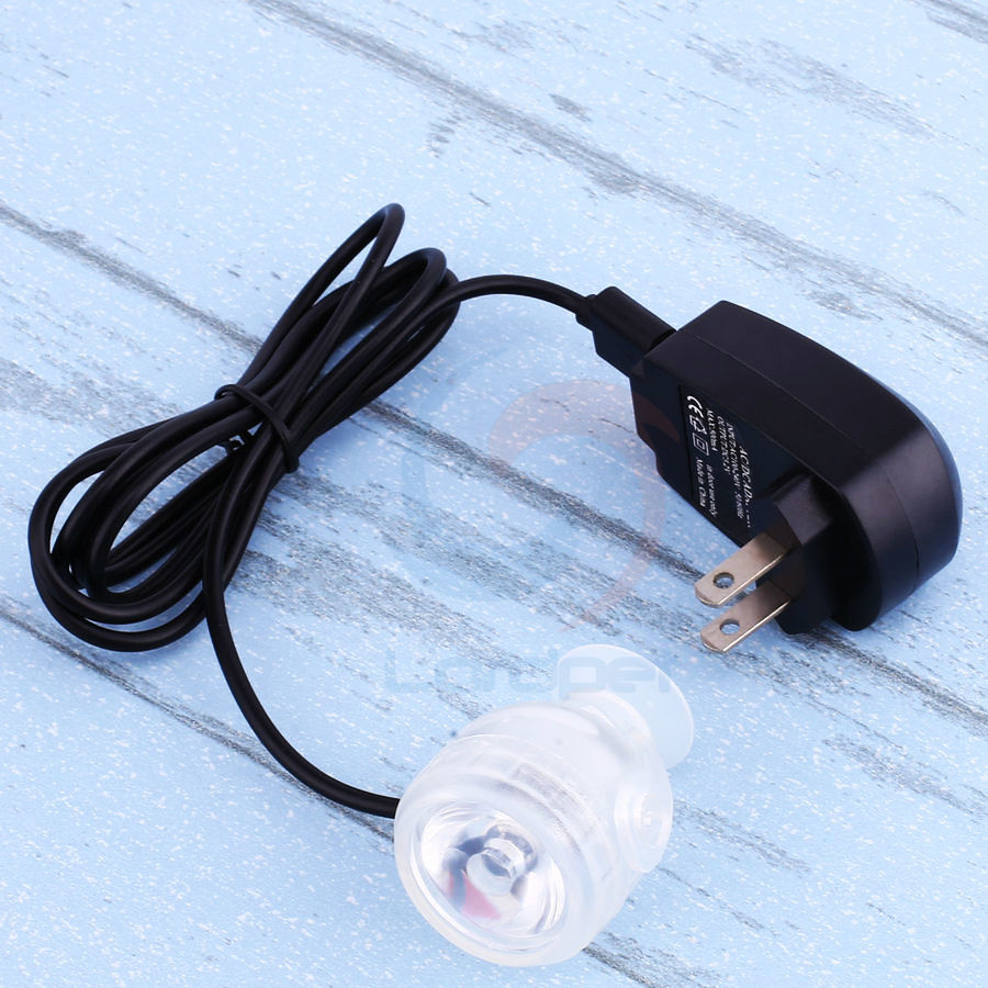 Aquarium Amphibious Submersible Mini LED Spotlight Adjustable Direction Mulyi Color Lamp Light With Suction Clip