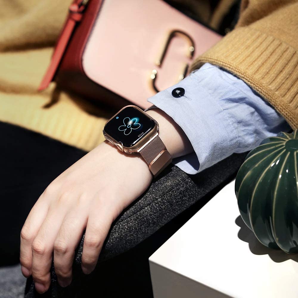 Hoesje voor apple watch 5 44mm 40mm 42mm 38mm screenprotector voor iwatch serie 5 4 3 tpu hd doorzichtig ultradunne algehele hoes