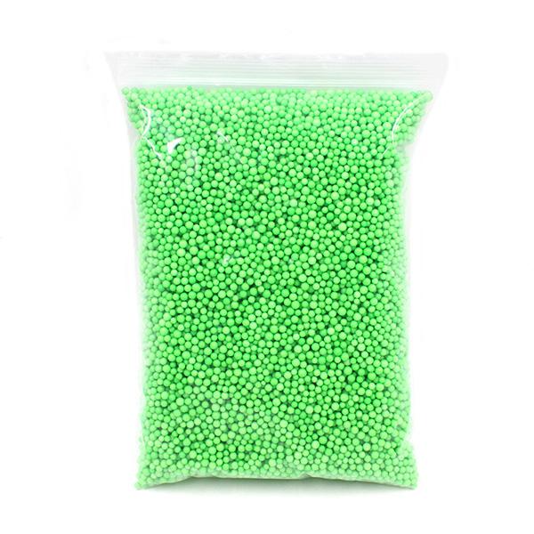 12g Addition For Slime Supplies Warm Color Snow Mud Particles Kit Slime Accessories Tiny Foam Beads Slime Balls Supplies Charms: Green